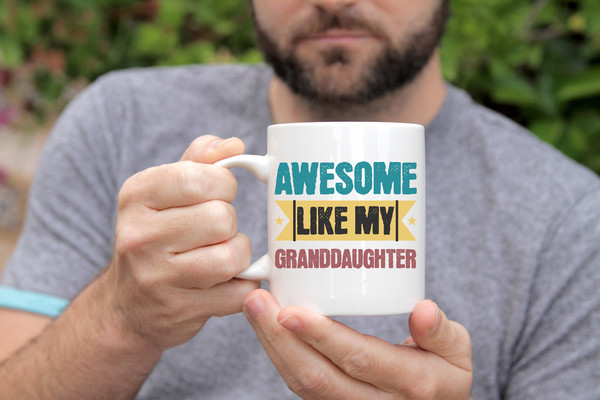 Grandpa Mug, grandpa coffee mug, Grandpa gift, Dad Mug, step dad mug, Great grandpa, Fathers Day Gift, step dad gifts, from granddaughter - 2.jpg