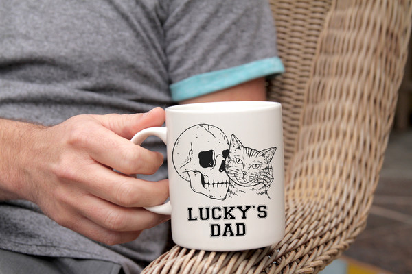 Personalized cat mug, Customizable mug, Cat dad mug, Cat Dad Gift, Cat Mom Gift, Cat Mom, Gift for Cat Dad, Cat lover gift, Best Cat Dad - 1.jpg