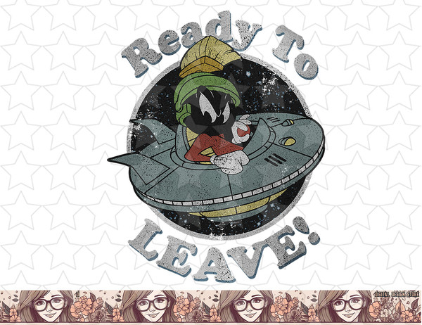 Looney Tunes Marvin The Martian Ready To Leave png, sublimation, digital download .jpg