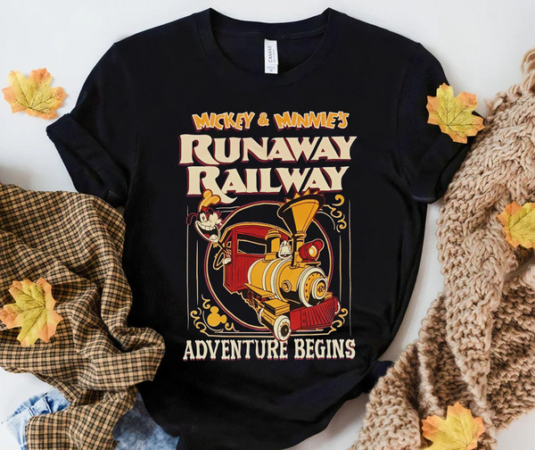 Retro Mickey And Minnie's Runaway Railway Shirt  Goofy T-shirt  Walt Disney World  Disneyland Family Vacation Trip  Magic Kingdom - 1.jpg