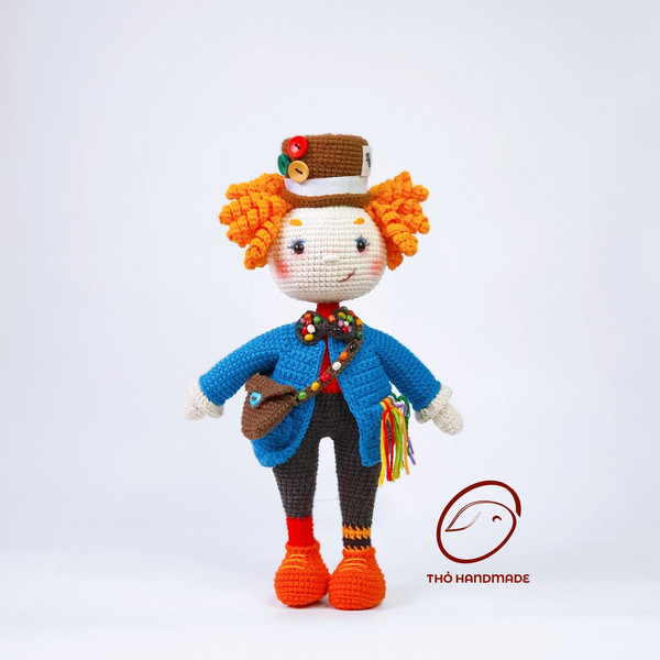 The Mad Hatter crochet amigurumi doll, amuigurumi Mad Hatter, crochet doll stuffed, amigurumi doll, handmade doll, cuddle doll, gift for kid (5).jpg