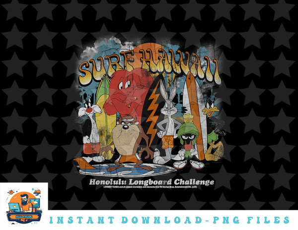 Looney Tunes Group Shot Surf Hawaii png, sublimation, digital download.jpg