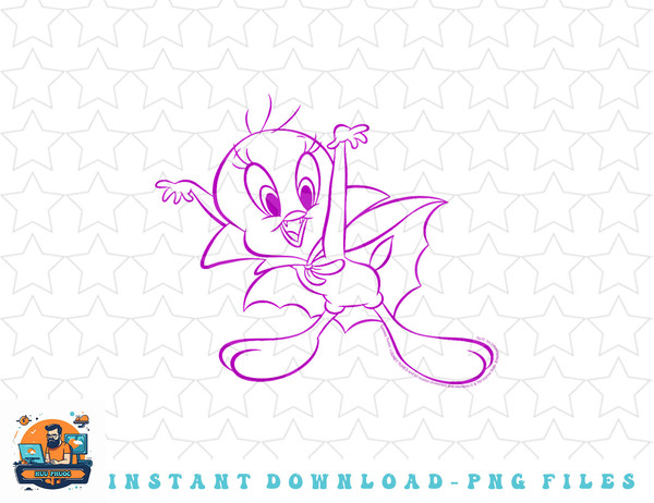 Looney Tunes Halloween Tweety Vampire png, sublimation, digital download.jpg