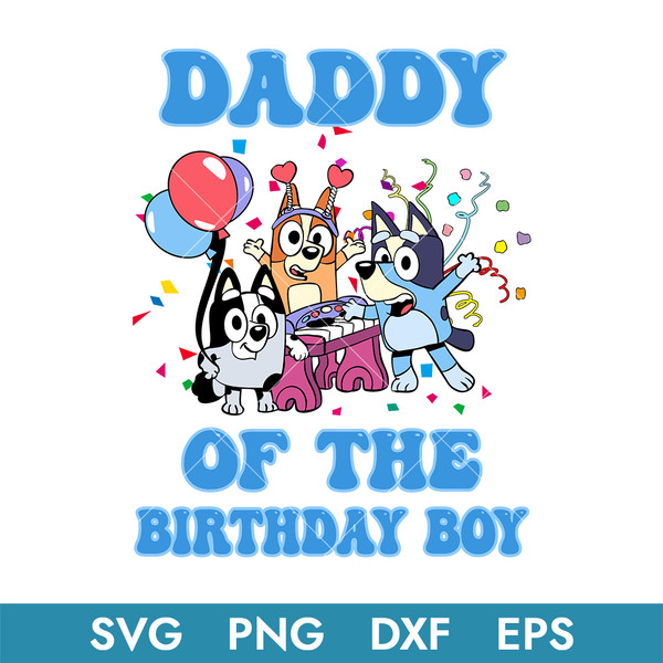 Bluey Birthday Boy| Printable Iron On Transfer| Diy Birthday Shirt