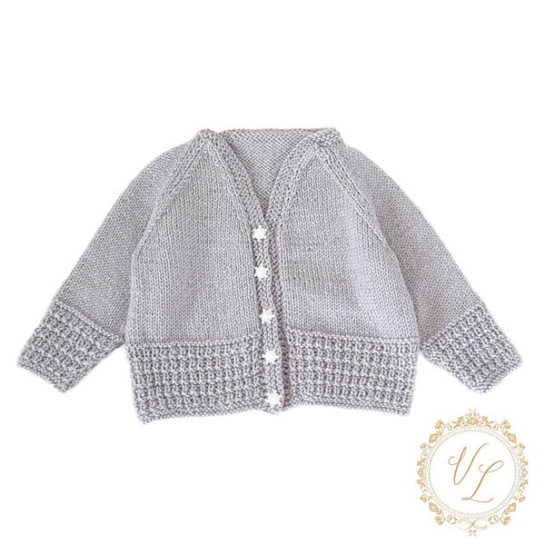 Baby Cardigan Pattern PDF, Knitting Pattern PDF, Baby Pattern, Cozy Cardigan, Newborn Cardigan, PDF Knitting Pattern.jpg