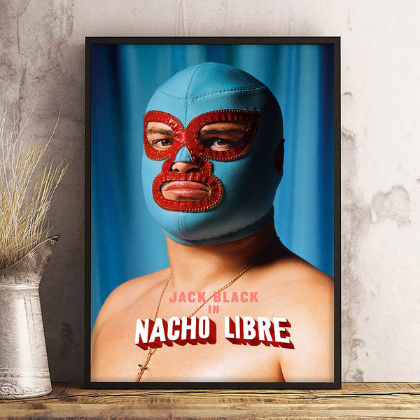 nacho libre mask poster