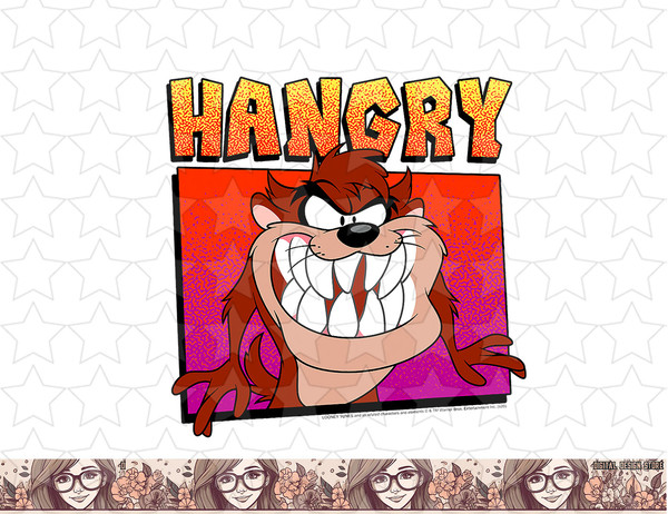 Looney Tunes Taz Hangry Portrait png, sublimation, digital download .jpg