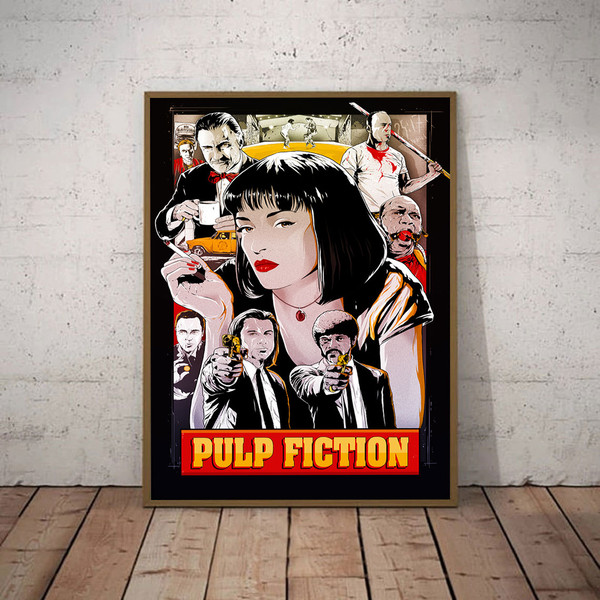 pulp fiction poster art