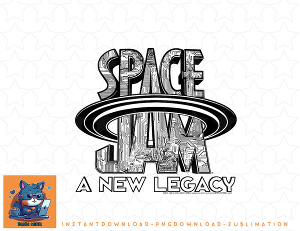 Space Jam A New Legacy Cyber Title Logo png, sublimation, digital download.jpg
