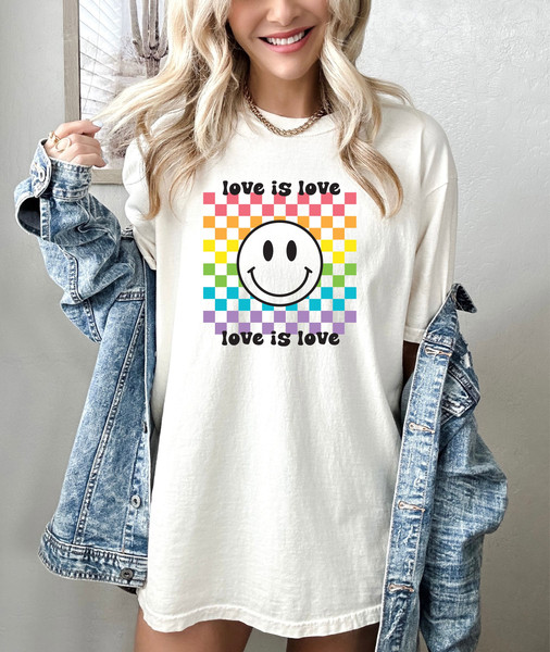 Love is Love T-Shirt, Womens Love is Love Shirt, Pride Shirt, Mens Love is Love Shirt, Kindness Shirts, LGBTQ Support Tees, Gay Pride Shirt - 1.jpg