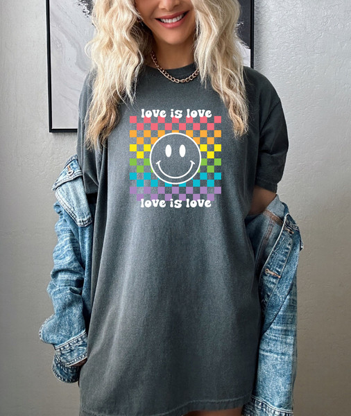 Love is Love T-Shirt, Womens Love is Love Shirt, Pride Shirt, Mens Love is Love Shirt, Kindness Shirts, LGBTQ Support Tees, Gay Pride Shirt - 2.jpg