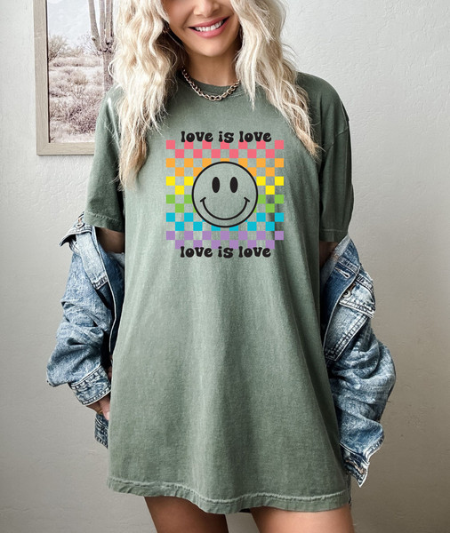 Love is Love T-Shirt, Womens Love is Love Shirt, Pride Shirt, Mens Love is Love Shirt, Kindness Shirts, LGBTQ Support Tees, Gay Pride Shirt - 3.jpg