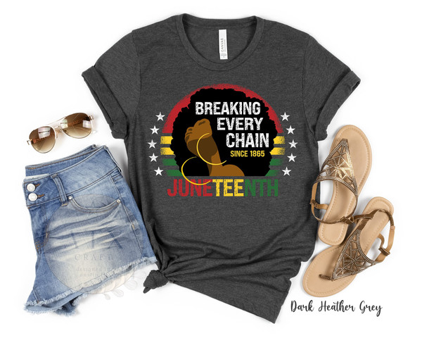 Juneteenth Break Every Chain, Black Owned, Juneteenth Women's Shirt - 2.jpg