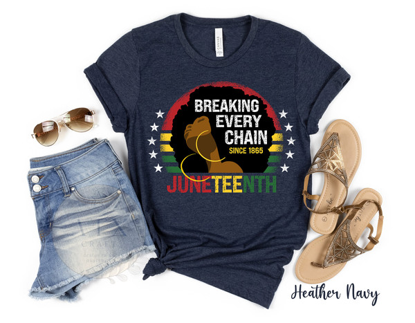 Juneteenth Break Every Chain, Black Owned, Juneteenth Women's Shirt - 3.jpg