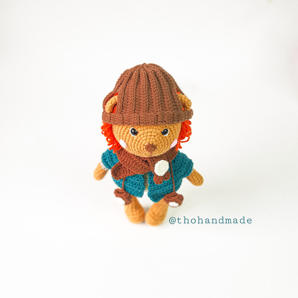 Crochet doll for sale, amigurumi animal, handmade lion, amigurumi toy, amigurumi cuddle lion doll, crochet lion stuffed toy (4).jpg