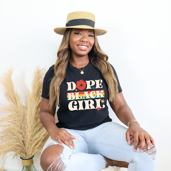 Black Girl Magic Shirt, Dope Black Girl T-Shirt, Black History Shirt, Black Lives Matter Tee, BLM Shirt, Black American History Sweatshirt - 1.jpg