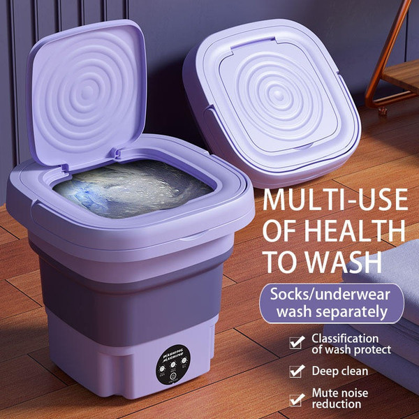 Folding Portable Washing Machine for Clothes Cleaning Washer - Inspire  Uplift