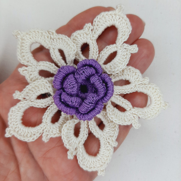 3 Crochet Flower Applique Patterns + Tutorial