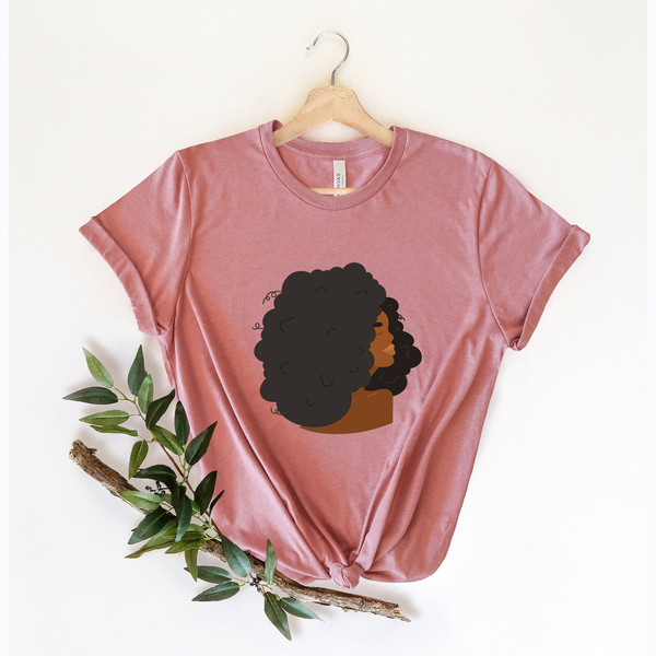 Black Woman With Dreadlocks Shirt, Black Women Shirt, Afro Women Shirt, Afro Women Shirt, Gift for Women Day, Cute Women Shirt, Gift to Her - 1.jpg