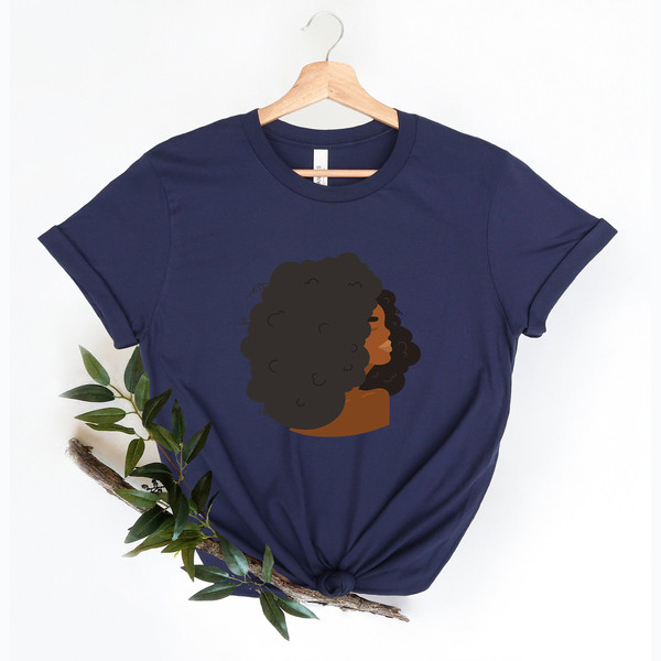 Black Woman With Dreadlocks Shirt, Black Women Shirt, Afro Women Shirt, Afro Women Shirt, Gift for Women Day, Cute Women Shirt, Gift to Her - 2.jpg