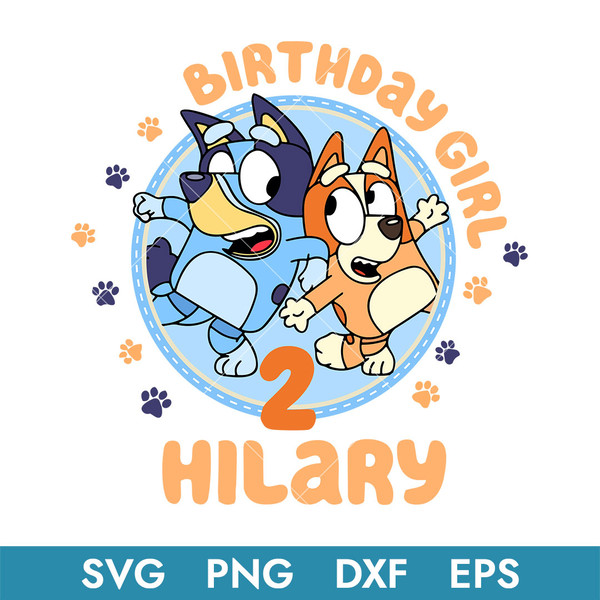 Personalized bluey and bingo Svg - bluey birthday - kids bir - Inspire  Uplift