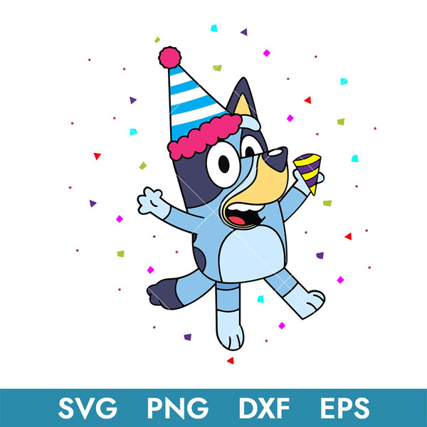 Bluey Birthday Party Svg, Bluey Birthday Svg, Bluey Svg, Png - Inspire  Uplift