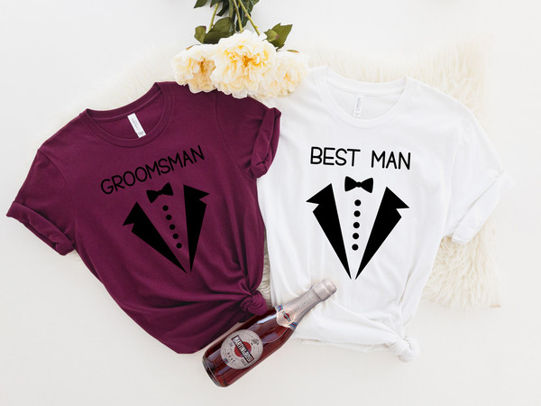 Groom's Wedding Party Squad Shirt,Best Man In Squad,I Do Crew,Custom Wedding Party Shirt,Bachelor Party Shirt,Groomsmen Proposal Gift Shirt - 2.jpg