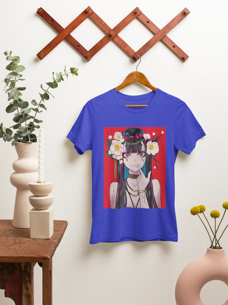 Anime girl T-shirt, Anime shirt, Anime merch, Anime graphic tee, Waifu shirt, Anime lover gift, Manga lover gift, Manga waifu shirt - 2.jpg