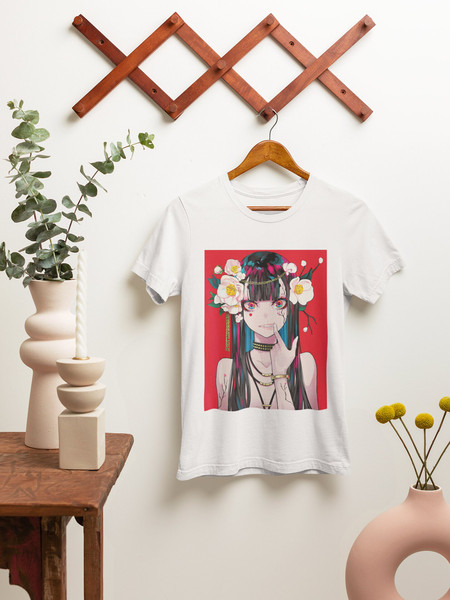 Anime girl T-shirt, Anime shirt, Anime merch, Anime graphic tee, Waifu shirt, Anime lover gift, Manga lover gift, Manga waifu shirt - 6.jpg