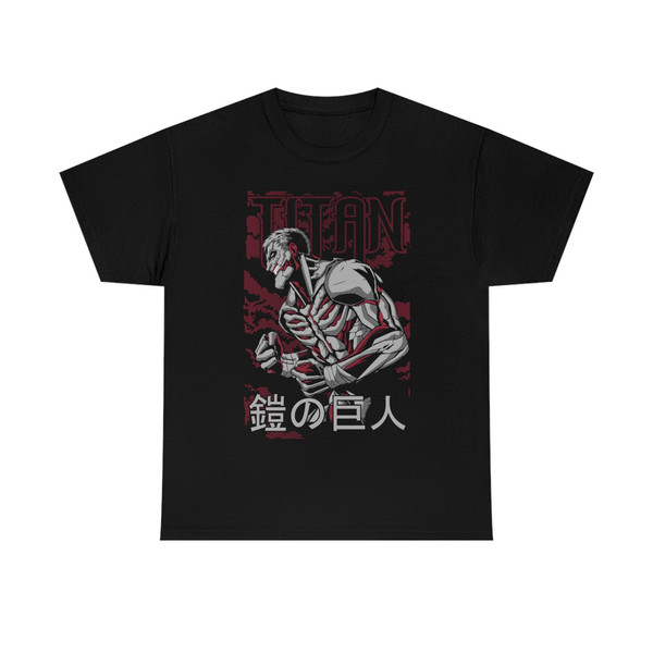 AOT Armored Titan T-Shirt, Graphic Anime Shirt, Gym shirt,  Anime Unisex T-Shirt, Anime Manga Shirt, Anime Lovers Shirt, Gymrat Shirt - 2.jpg