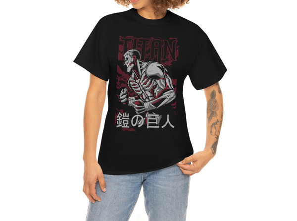 AOT Armored Titan T-Shirt, Graphic Anime Shirt, Gym shirt,  Anime Unisex T-Shirt, Anime Manga Shirt, Anime Lovers Shirt, Gymrat Shirt - 3.jpg
