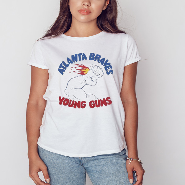 Steve Avery Tom Glavine John Smoltz and Pete Smith Atlanta Young Guns Shirt, Unisex Clothing, Shirt for Men Women Pink 5XL Tshirt | ThiMax