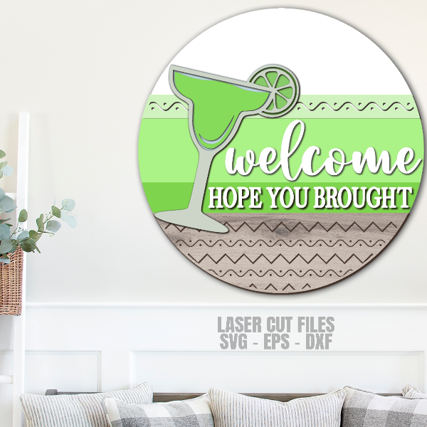 Hope You Brought Tequila SVG Laser Cut Files Tequila SVG Margarita SVG Bar Sign SVG Glowforge Files 3.png