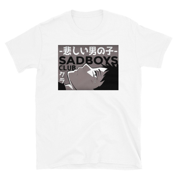 Sad Boys Club T-Shirt, Anime Boy Shirt, Japanese Shirt, E Boy Shirt, Edgy Tee, Aesthetic Clothing - 6.jpg