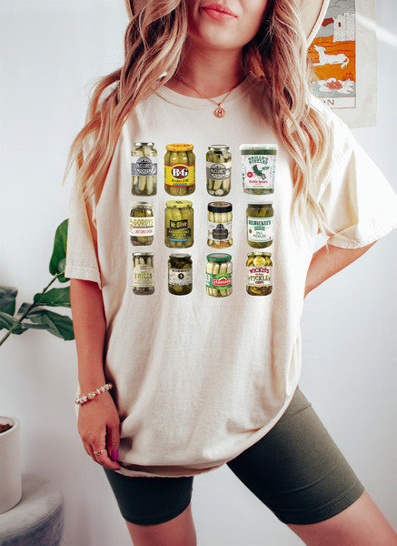 Vintage Canned Pickles Sweatshirt,Canning Season Sweatshirt,Pickle Lovers Sweater,Homemade Pickles Sweater,Pickle Jar Crewneck Sweatshirt - 2.jpg