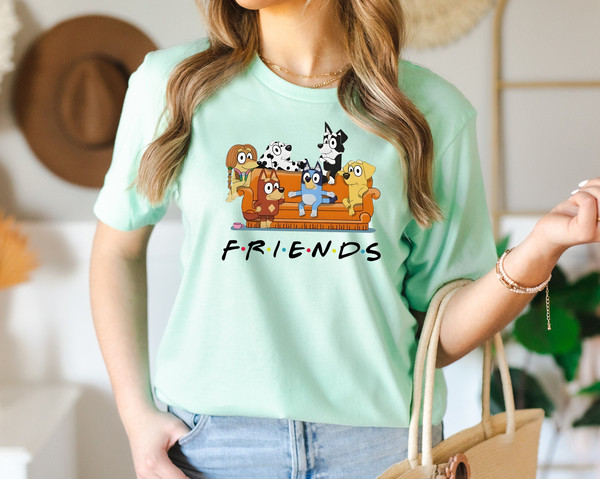 Bluey Friends Family T-Shirt