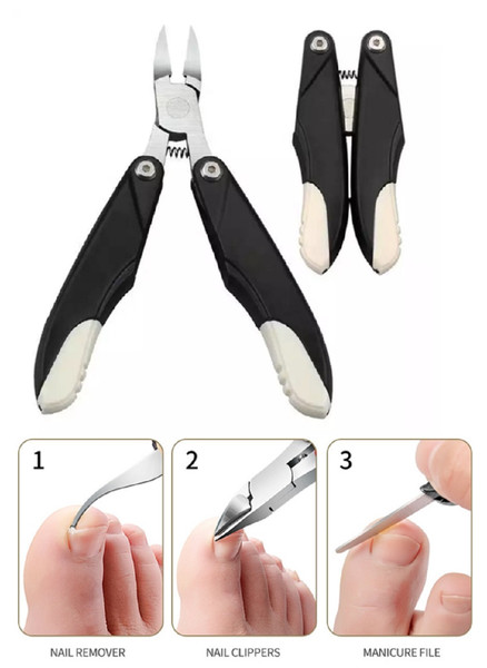 Foldable Stainless Steel Big Toenail Clipper Toe Nail Clippe