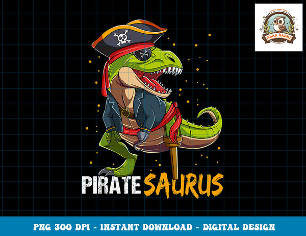 Pirate Saurus Dinosaur T Rex Halloween For Boys Kids png, sublimation copy.jpg