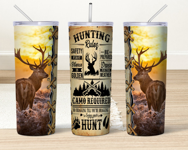Deer Hunting Accessories Tumbler, Hunting Tumbler, Hunting Skinny Tumbler.Jpg
