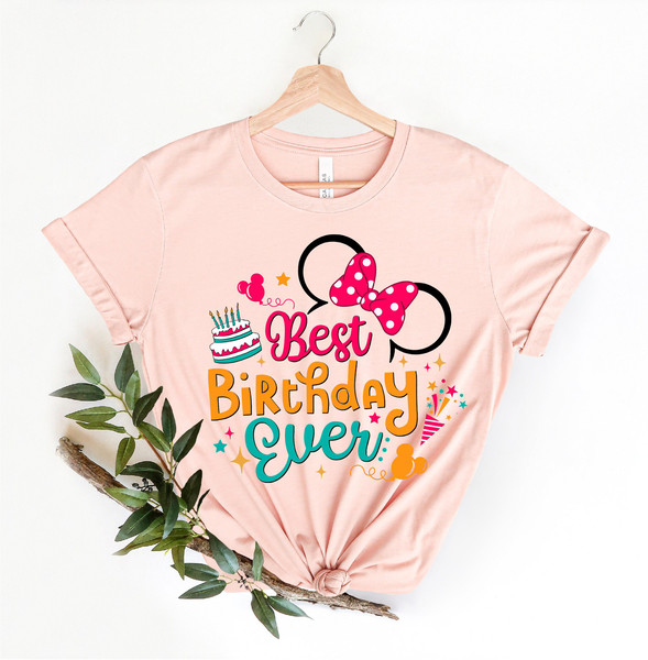 Best Birthday Ever Minnie Disney Shirt, Disney Shirt, Disney Birthday Party Shirt, Matching Disney Birthday Shirt, Birthday Girl Shirt, - 4.jpg