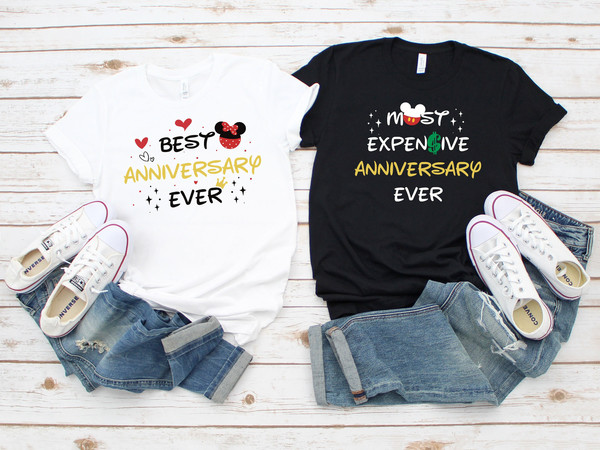 Best Anniversary Ever T-Shirt, Disney Couples Anniversary Shirt, Disney Husband Wife Shirts, Matching Disney Shirts, Disney Hubby Wifey Tee - 1.jpg