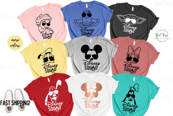 Disney Family Shirts, Disney Squad Shirts, Family Disney Shi - Inspire  Uplift