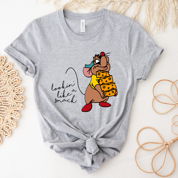 Lookin' Like A Snack Gus-Gus Shirt, Disney Cindrella Shirt, Disney Snacks, Disneyland Trip Shirt, Disney Family Shirt, Disneyland, Cindrella - 1.jpg