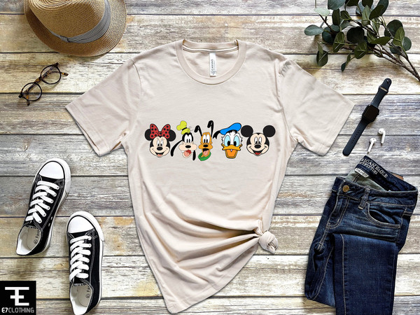 Retro Disneyworld Shirts Family, Disney Friends Shirt, Mickey Ears Shirt, Shirt, Disneyworld Shirt, Disneyland Shirt, Disney Gift for Kids - 1.jpg