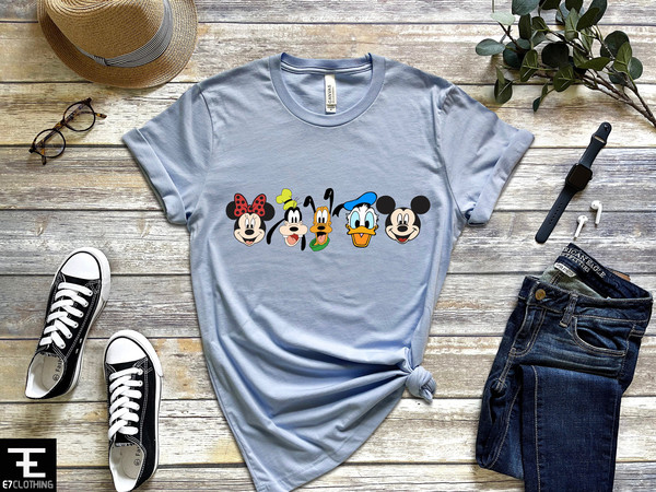 Retro Disneyworld Shirts Family, Disney Friends Shirt, Mickey Ears Shirt, Shirt, Disneyworld Shirt, Disneyland Shirt, Disney Gift for Kids - 2.jpg