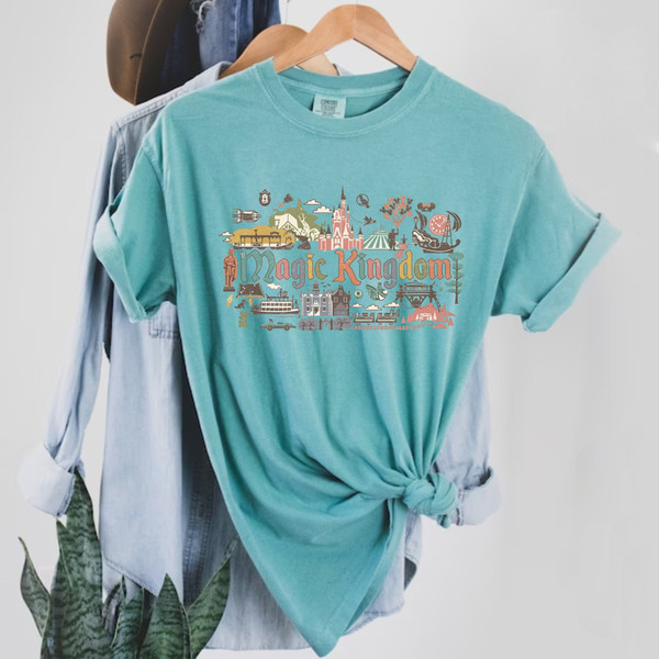Disney Magic Kingdom Comfort Colors® Shirt, Disney Family Trip Shirt, Disney Vacation, Disneyworld Shirt, Disneyland Shirt, Disney Group - 6.jpg