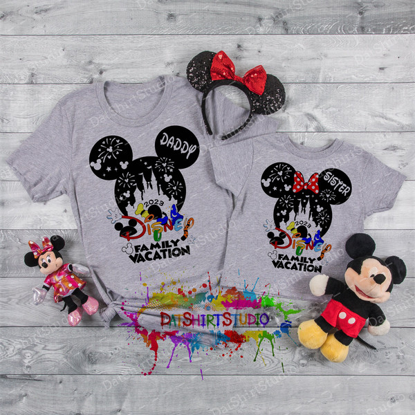 Buy Custom Name Disney Family Vacation 2023 Minnie Mouse Mickey