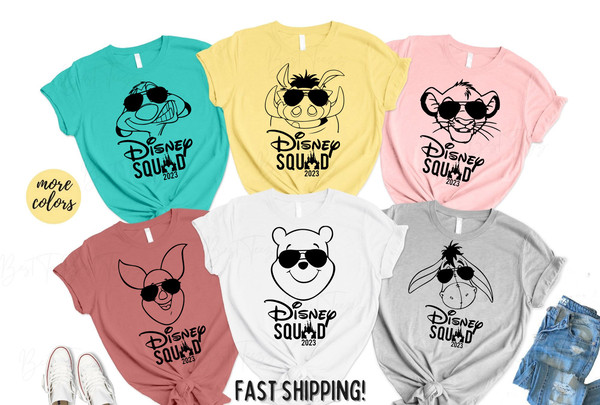 Disney Family Shirts, Disney Squad Shirts, Family Disney Shirts