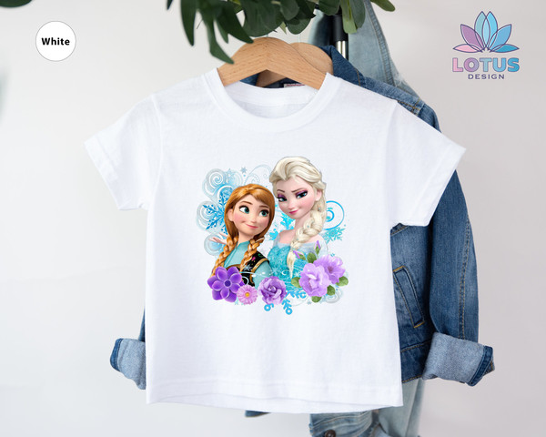 Frozen Sisters T-Shirt, Disney Princess Shirt, Frozen Shirt, Elsa Shirt, Anna Shirt, Disney Shirt, Disney Gift, Girls Disney T-Shirt - 1.jpg