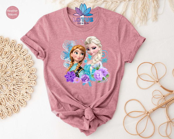 Frozen Sisters T-Shirt, Disney Princess Shirt, Frozen Shirt, Elsa Shirt, Anna Shirt, Disney Shirt, Disney Gift, Girls Disney T-Shirt - 4.jpg